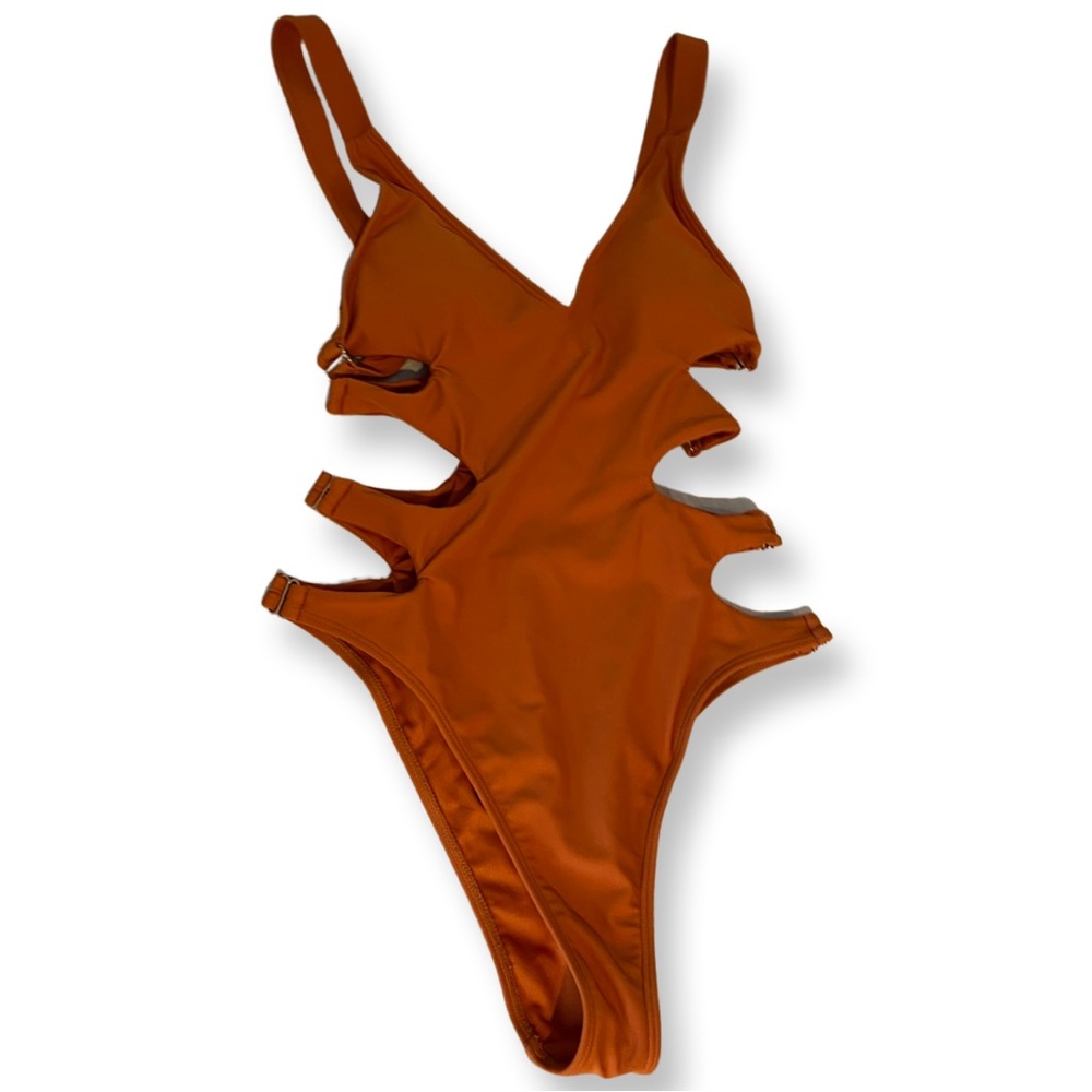 Forever 21 orange swimsuit